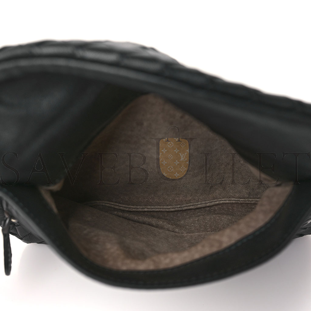 bo*te*ga Ve*ne*ta nappa intrecciato small messenger bag light grey (20*12*6cm)